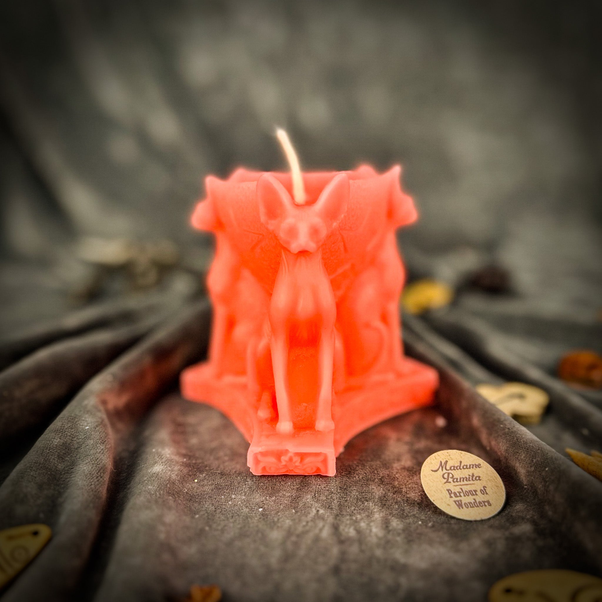 Bastet Triple Protection Candle Spell Kit - Goddess Protection & Family Magic