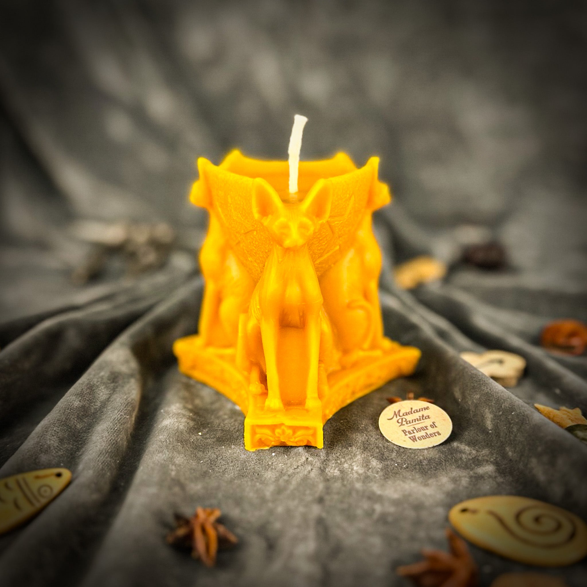 Bastet Triple Protection Candle Spell Kit - Goddess Protection & Family Magic
