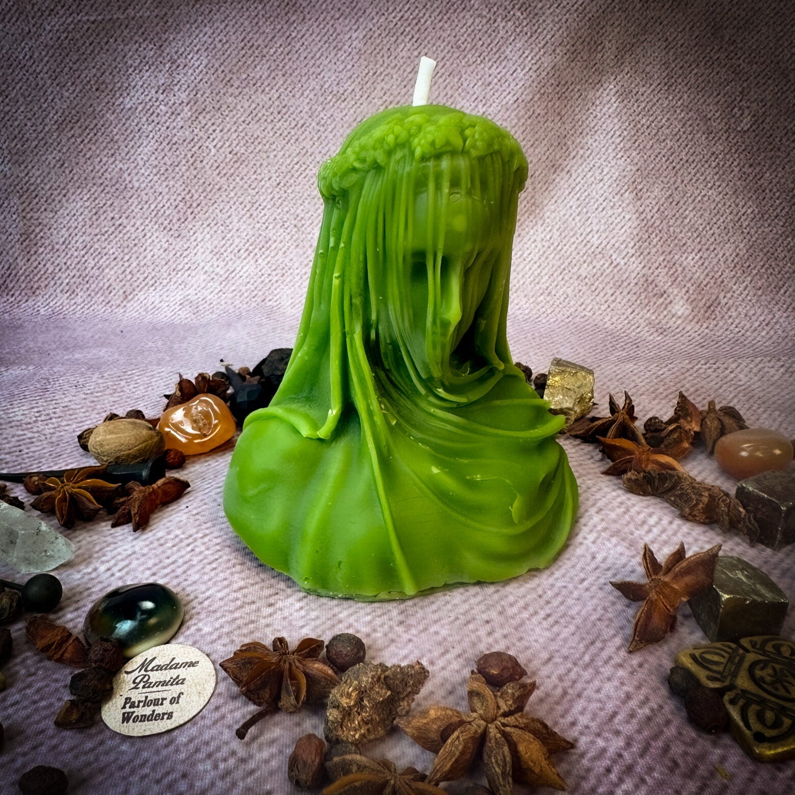 Veil of Secrets Candle Spell Kit - Truth & Privacy Magic